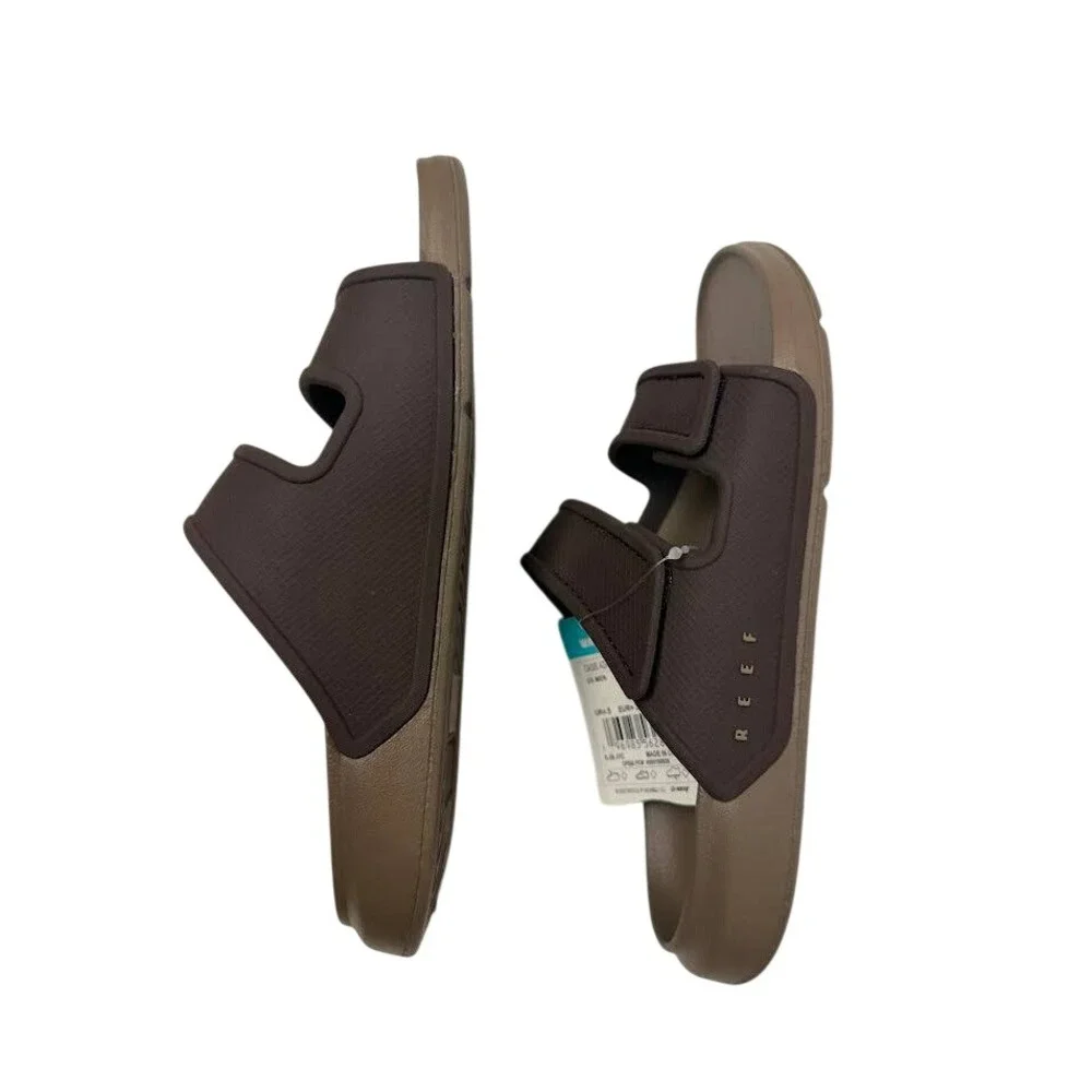 Reef Oasis Adapt‎ Mens Brown Tan Water Friendly Slide Sandals CJ8468 Size 6